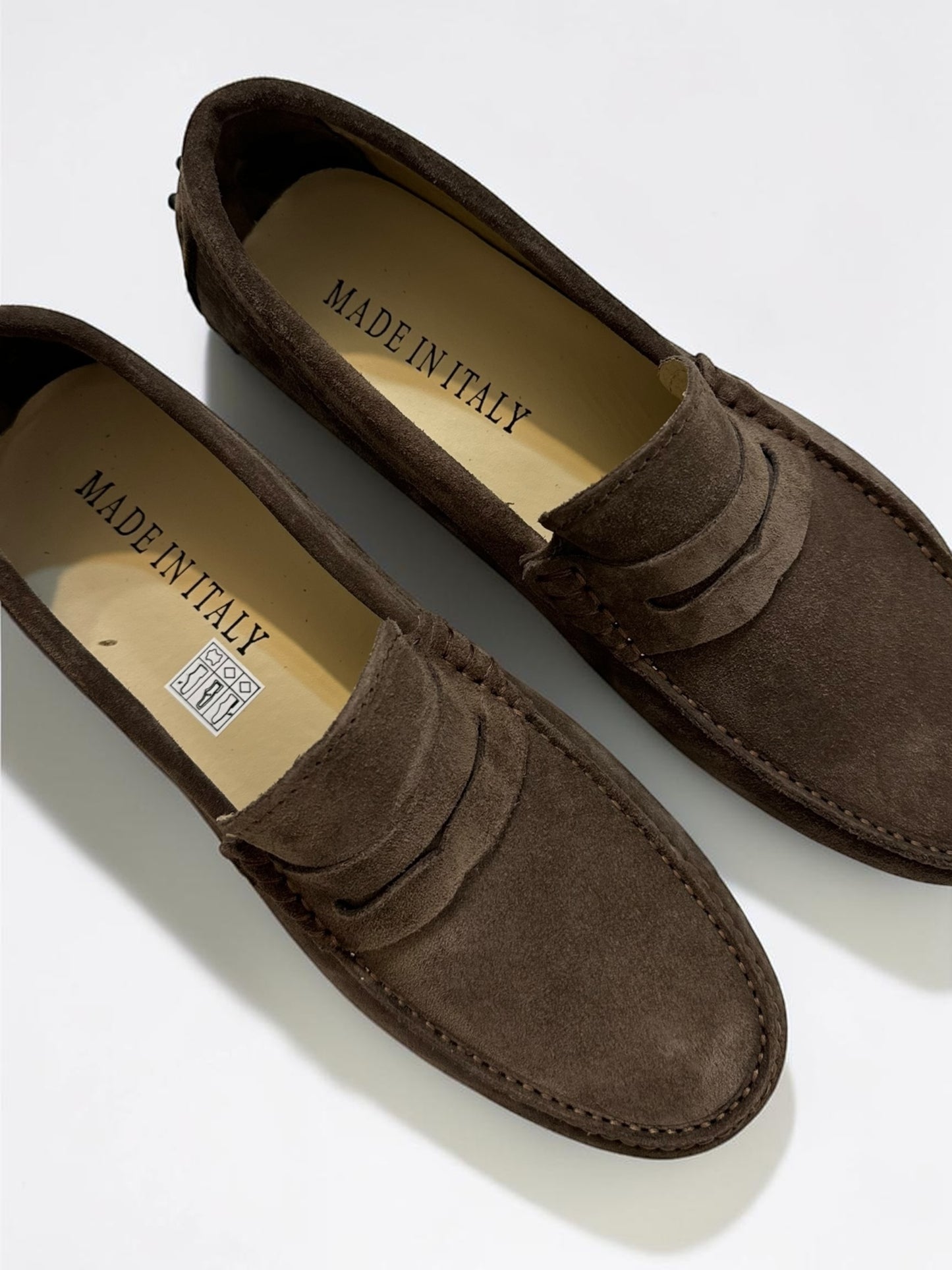 Mocassini in Vera Pelle Scamosciata – Made in Italy
