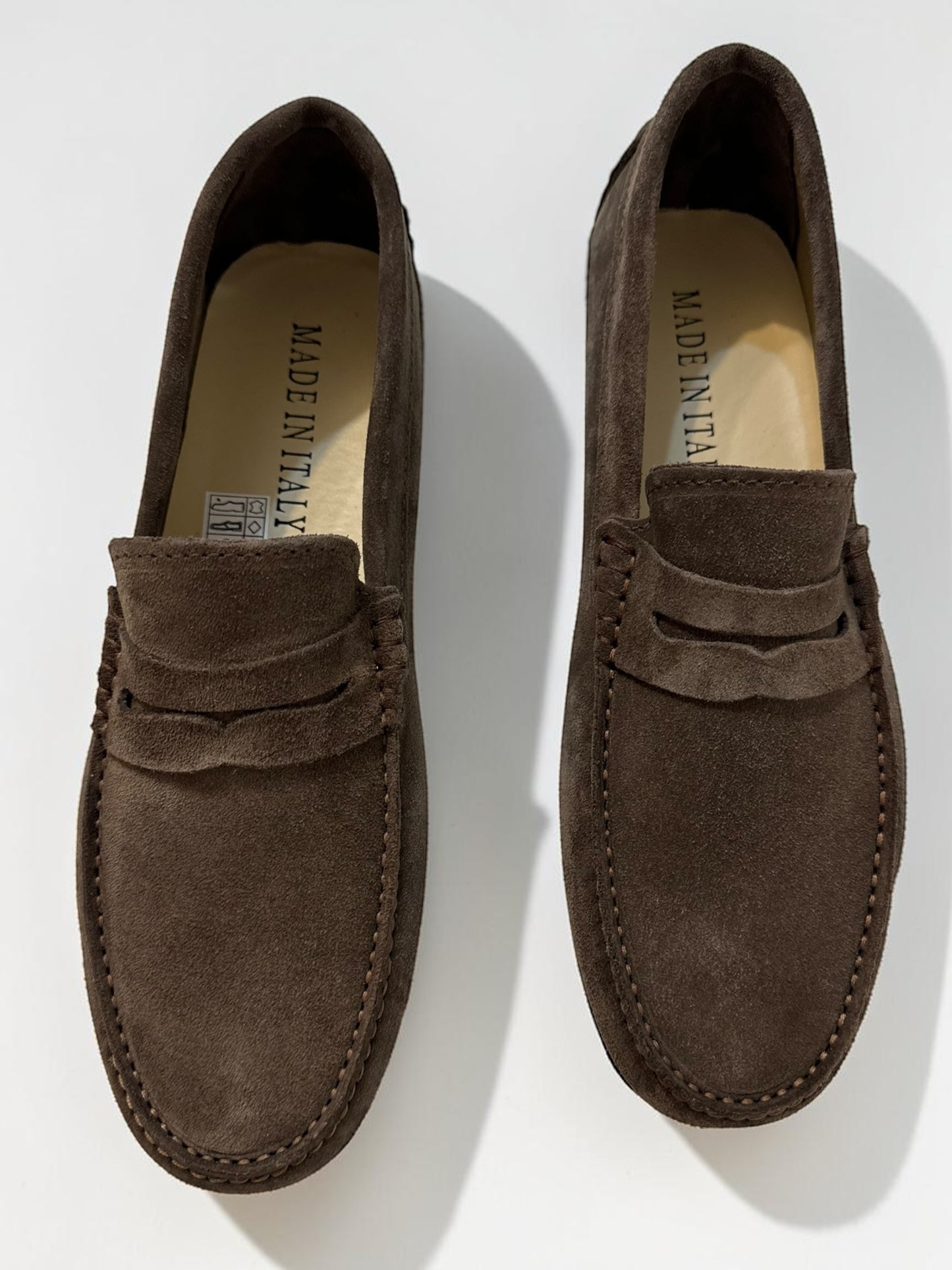Mocassini in Vera Pelle Scamosciata – Made in Italy