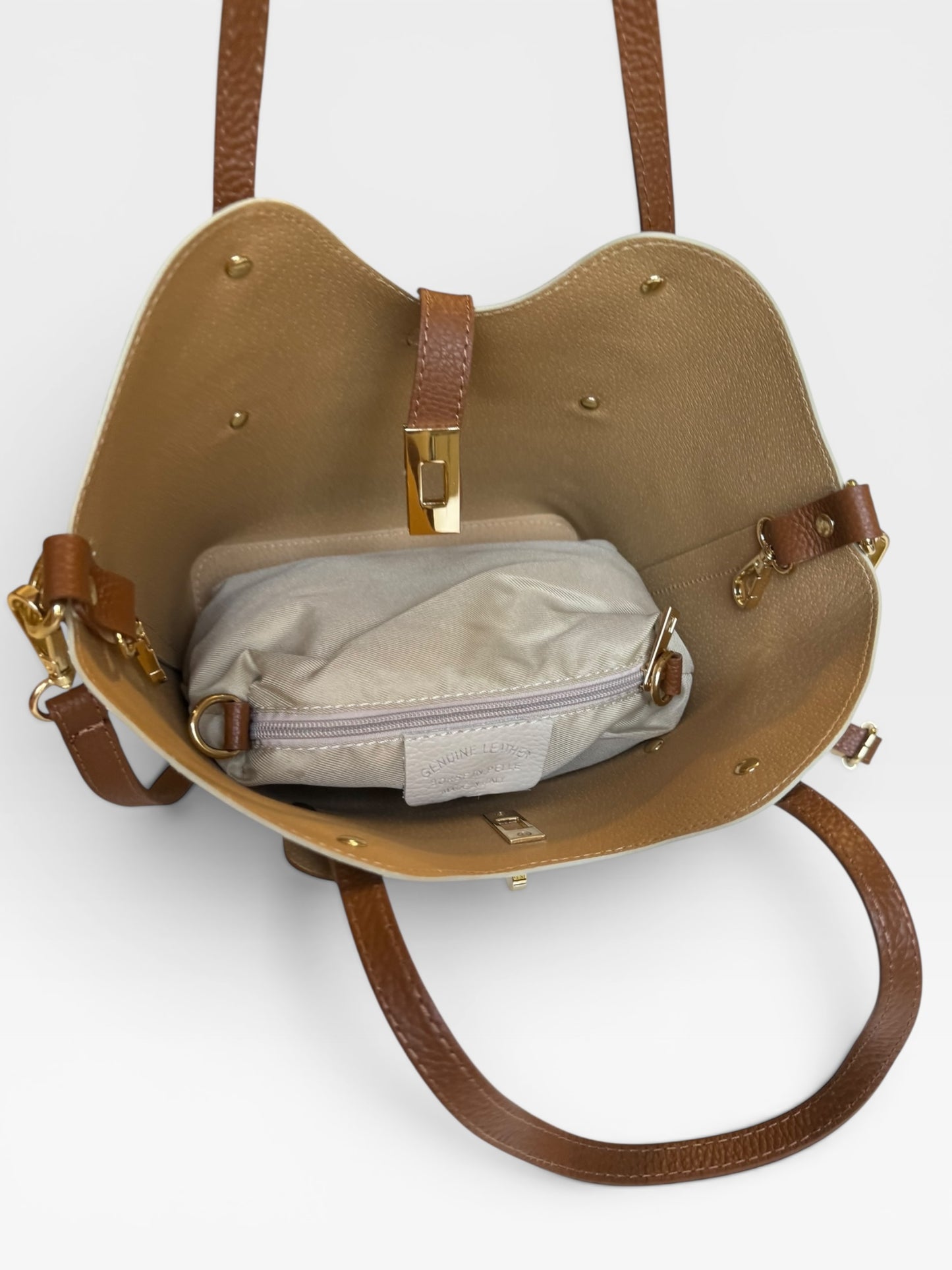 Aurora  Borsa Vera Pelle made in Italy Genuine Leather